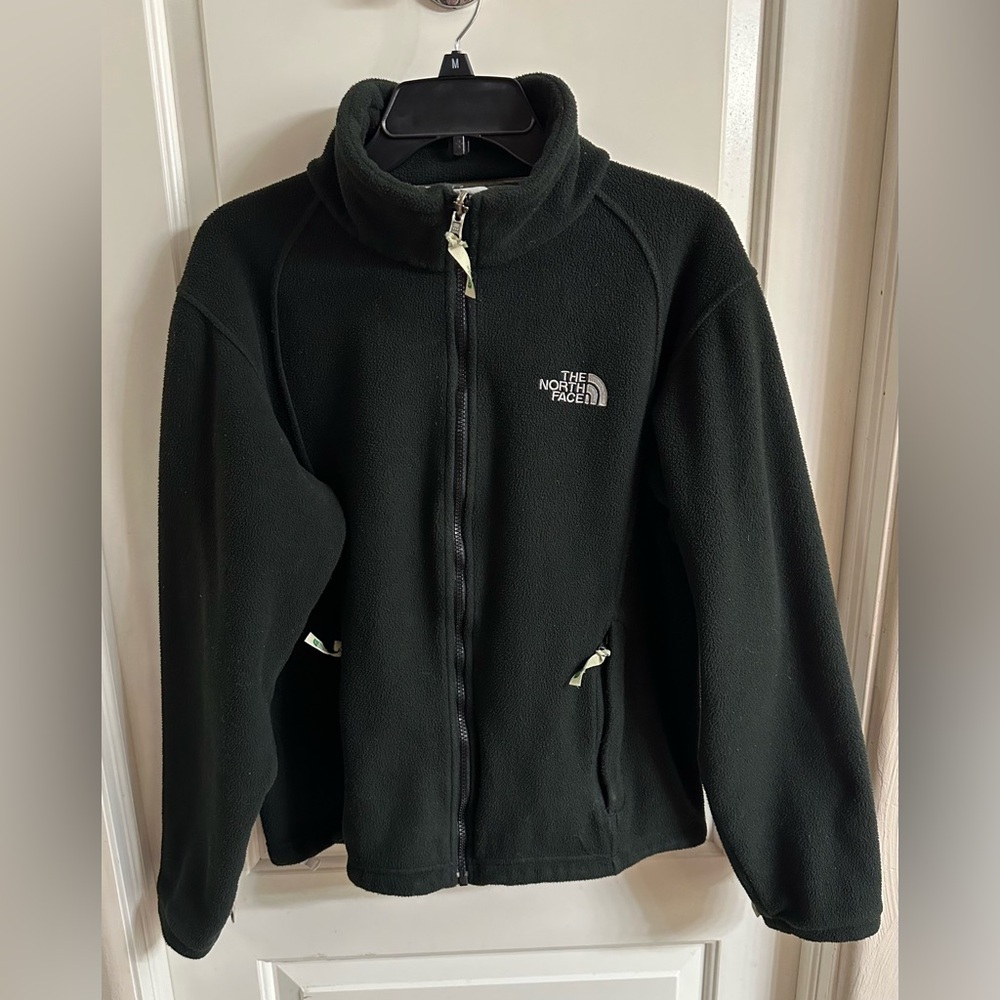 The North Face Women's Black TKA Glacier Full Zip Fleece Jacket